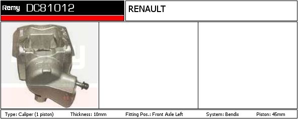 DELCO REMY Jarrusatula DC81021